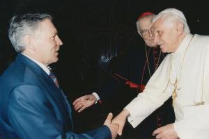 With Pope Benedict XVI